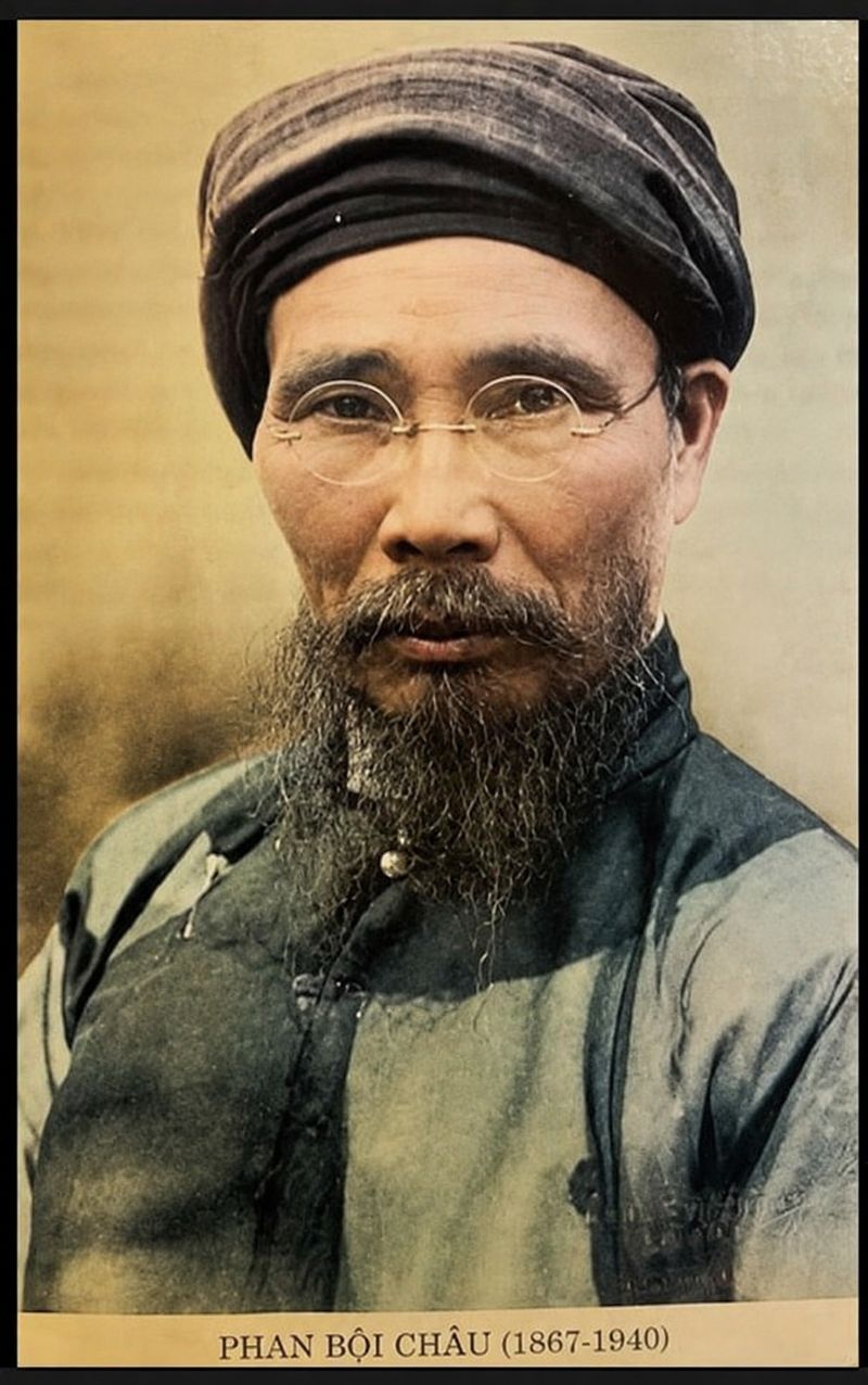 Ảnh màu Cụ Phan Bội Châu